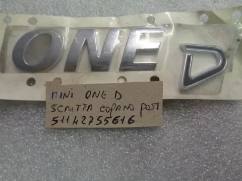 Scritta Cofano Posteriore Mini One D
