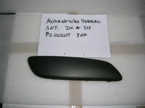Modanatura Paraurti Anteriore Esterna Destra Nera Peugeot 307 Dal 2005