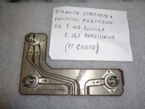 Circuito Stampato Fanalino Posteriore Sinistro Fiat 127 Rustica, Fiat 147 Brasiliana