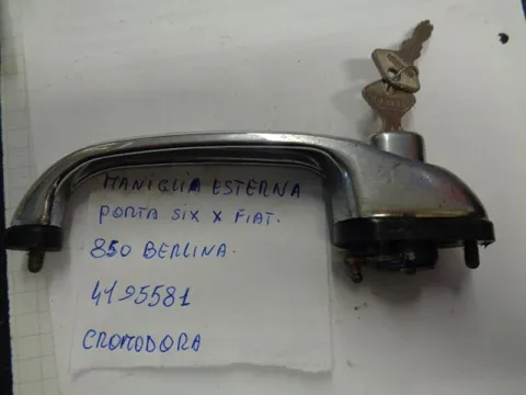 Maniglia Cromata  Esterna Porta Sinistra Per Fiat 850 Berlina