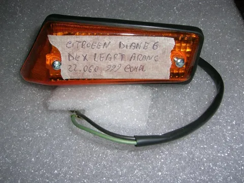 Fanalino Ant: Dx completo arancio Citroen Dyane 6