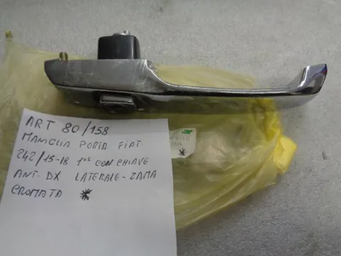 Maniglia Porta Fiat 242/15-18 Prima Serie Con Chiave Anteriore Destra laterale Zama Cromata