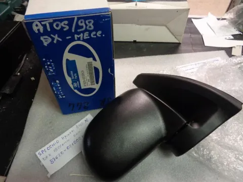 Specchio Retrovisore Destro Meccanico Nero Hyundai Atos 1998-2003