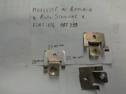 Mollette In Acciaio Fiat 124