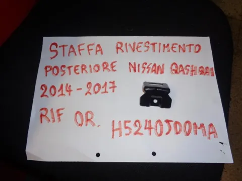 Staffa Rivestimento Posteriore Nissan Qashqai 2014-2017