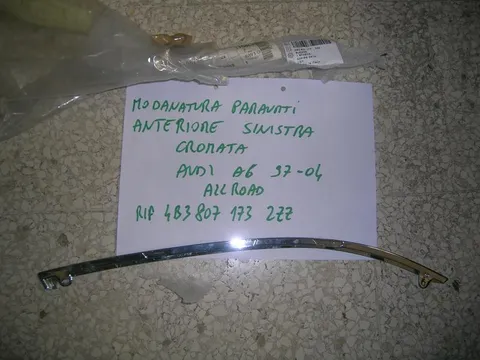 Modanatura Paraurti Anteriore Sinistra Cromata Audi A6 97-04