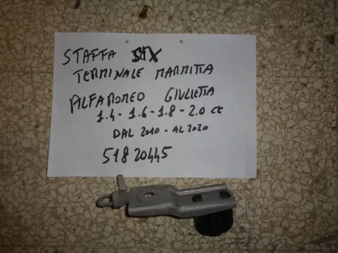 Staffa Sinistra Terminale Marmitta Alfa Romeo Giulietta 2010-2020