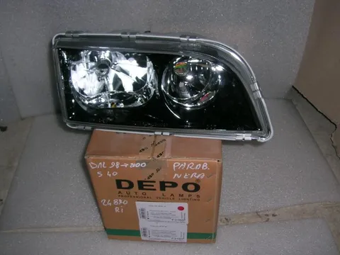 Proiettore Destro Parabola Nera Volvo S40/V40  1998-2000